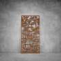 Laser Cut Screen - Design 050 - 1040 X 535 X 20 / Rust Coat / Indoor