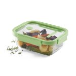 L Ku Glass Container Rectangular 1520 Ml - Green