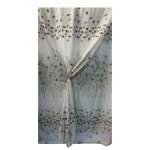 3M Smte White Leafs Theme Curtain 2M Drop C1 With Keychain