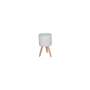 White Ceramic Planter With Stand - Small