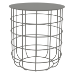 Grid Side Table - Dark Admirality Grey