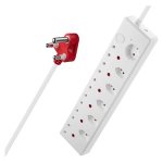 Switched Multiplug 12 Way 375 Joules