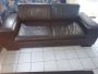 2 Seater Genuine Leather Couch In A Good Condition