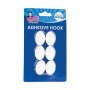 @home Hook Adhesive Oval 0.5KG 6PCS