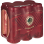 Red Beer Cans 6 X 500ML