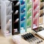 4-Compartment Vertical Pencil Holder Slant Insert Space-Saving Desk Organizer Office Desktop Storage Tool Flexible Combination - Major Material: Other Plastic (1pc)