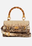 Guess Sibel Tri Comp Top Handle Flap - Natural