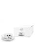 Carrol Boyes It's A Secret Cup & Saucer Set - White