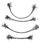 Brightfufu Fishing Supplies 100PCS Fishing Leading Lines Leader Wires For Freshwater Saltwater