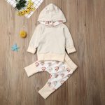 Beige Rainbow Tracksuit 18-24M - The Purple Lovey