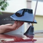 Enhance Your Car's Signal With Waterproof Shark Fin Antenna No Drilling Required