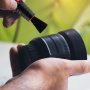 2-in-1 Lens Cleaning Pen For Camera (Black)