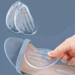 2PCS Forefoot Pads For High-heeled Shoes Silicon Gel Non-slip Half Insoles Comfortable Forefoot Cushions For Foot Care