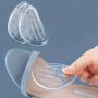 2pcs Forefoot Pads For High-heeled Shoes Silicon Gel Non-slip Half Insoles Comfortable Forefoot Cushions For Foot Care