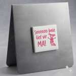 Lief Vir Ma Magnet Pink On White