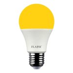 Flash A60 LED Light Bulb Yellow 6W E27