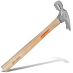 Tork Craft Hammer Claw 700G 24OZ Wooden Handle 280MM & Full Polished Head