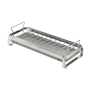Mikaco Single-tier Pull-out Bowl Organizer Rack W/ Pp Drip Tray