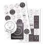 -hand Drawn Face Stickers -44STICKERS