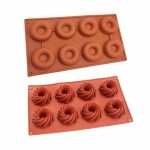 Killer Deals MINI Doughnut & Spiral Swirl Bundt Silicone Baking Mould-combo - Best Bargains Online