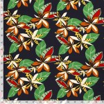 Visse Crepe Stretch Floret Navy 19270-008