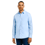 Men&apos S Smart Slim Fit Blue Shirt