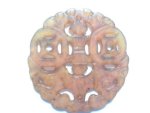 Jade Hand Carved Stone Pendant F1093