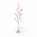 1.2M LED Tree With Roses Pink & White