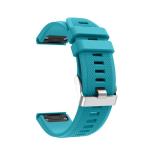 For Garmin Fenix 5 Silicone Watch Band Official Blue