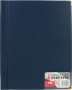 A4 Executive Leather Look Display Book - 50 Pocket Blue