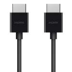 Belkin - Premium Ultra HD HDMI 2.1 Cable - 2 Meters - Black