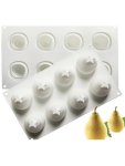 8 Cavity Pear Mousse Mould