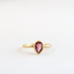 Pear - Large - Pink Tourmaline Medium
