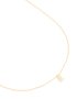 Goldair Gold Plated Brass Cubic Zirconia Letter E Necklace