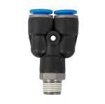 AirCraft Pu Hose Fitting Y Joint 6MM-1 8" M