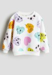 Printed Sweatshirt - White Multi