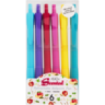 Peach Scented Ballpoint Pens 6 Pack 1MM