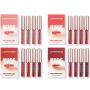 Matte Liquid Lipstick Makeup Set Velvety Liquid Lipstick -16 Pieces