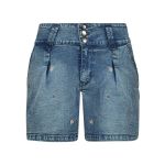 Heart Belted Denim Shorts