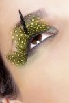 Yellow Feather Eyelashes