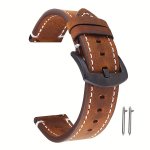 Leather Watch Band Quick Release Strap Retro Top Layer Cow Leather Switch Spring Bar 20MM 22MM 24MM Black Buckle Ideal Choice Fo