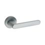 Lustro Door Handle Satin Chrome Rnd Rose