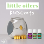 Kidscents Essential Oils & Feather The Owl Diffuser Cool Mist Humidifier White Noise Machine Night Light