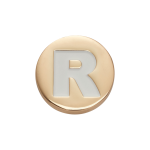 Goldair Gold Letter R Jibbitz - Multi Osfa