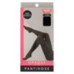 Ladies Medium Black Opaque Pantihose