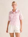 Lola Lace Shirt - 16 Festival Bloom