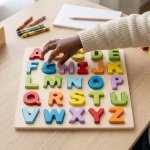 Wooden 3D Alphabet Puzzle Kids Toy