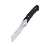 CRKT Viento Black G10 & Stainless Steel Bolster With D2 Bead Blasted Blade