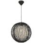 Bright Star Lighting Black Outer Bamboo Cover With Natural Inner Twine