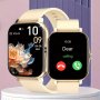 New Smart Watch With Wireless Calling/receiving Multiple Sports Modes Camera Control Message Notification Borderless Ultra-thin Design Suitable For Android And Iphone Unisex As A